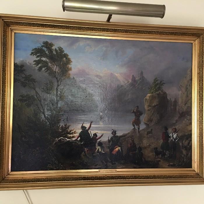 Original work of art entitled the Hunting Party c. 1824