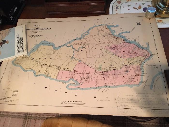 Several antique maps