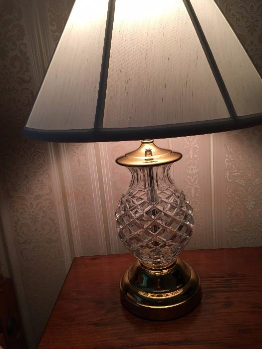 Waterford lamp.