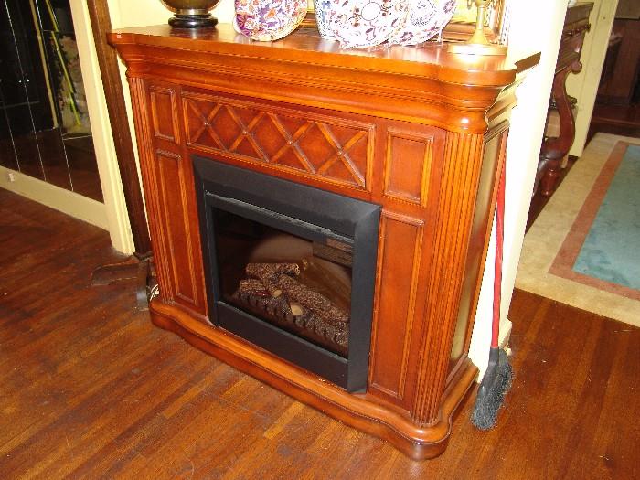 Large electric fireplace