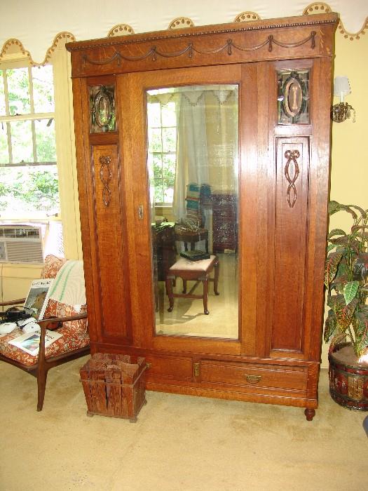 Fine oak armoire