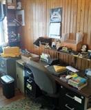 office accessories, file cabinets, desk