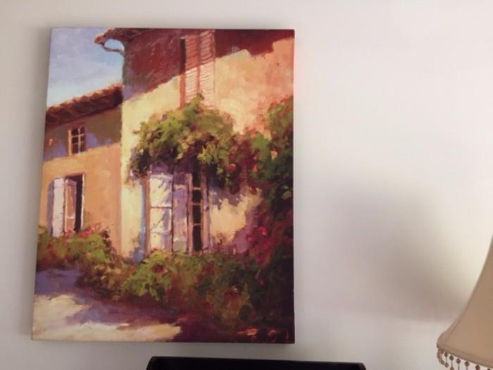 Tuscany Wall Print by Brown Dog Productions