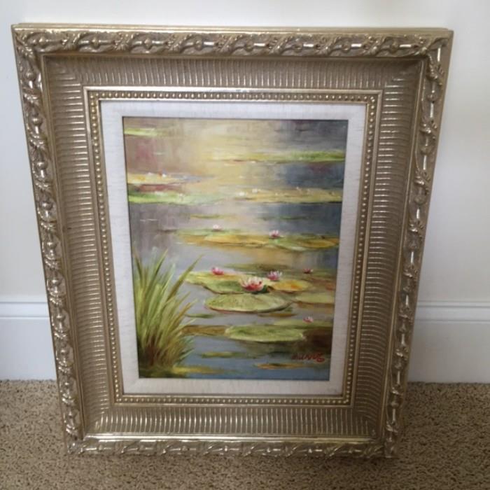 Lily Pad Framed Picture
