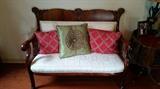 Antique Parlor Bench