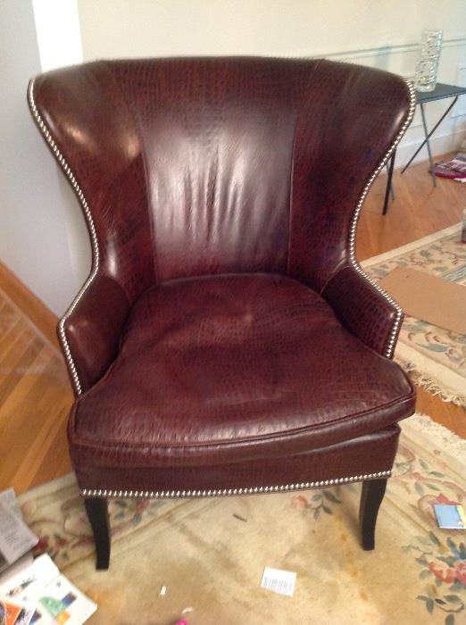 Williams Sonoma Chase wing chair