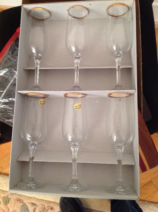 New flutes in box