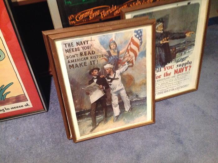 Great Navy posters