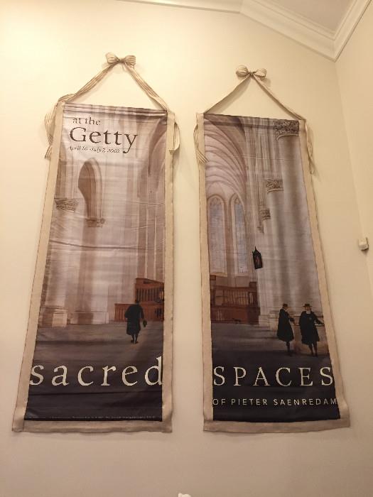 Large Getty street banners Wall Art