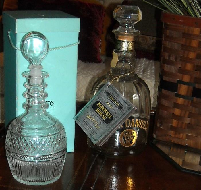 Decanter made by Tiffany's and Jack Daniels collectible
