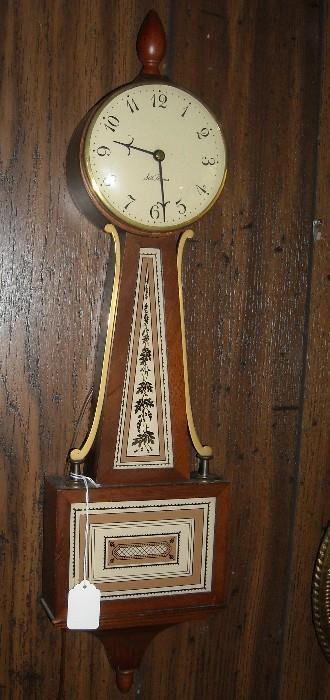 Nice vintage Seth Thomas electric wall clock