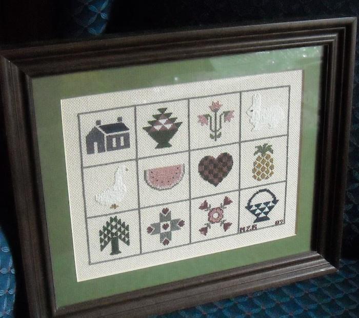 Several nice framed needlework