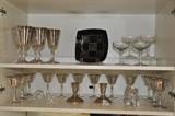 Wonderful silver-plate goblets - Perfect for entertaining!