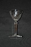 Vintage etched glass goblets available