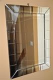 Contemporary Beveled Mirror