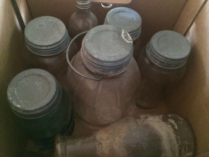 antique jars