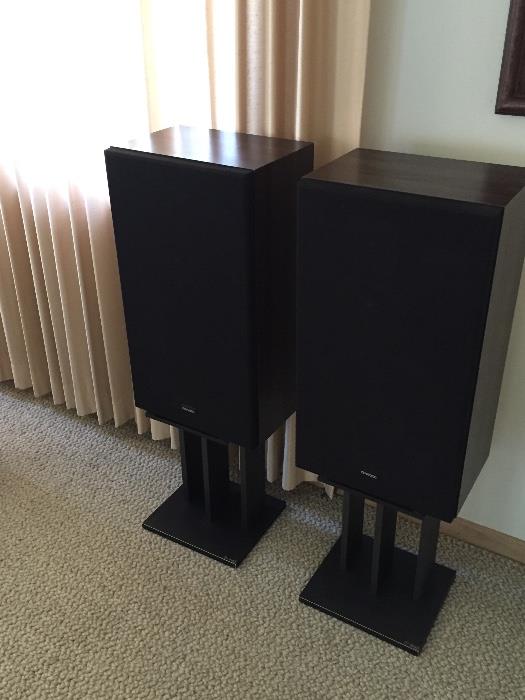Speakers with stands