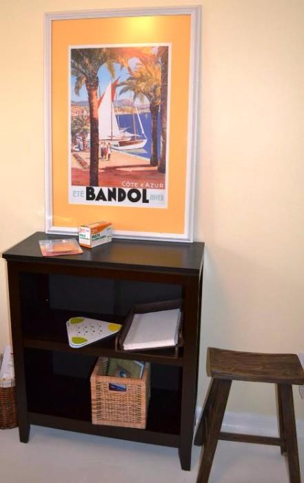 Bookcases, French travel posters (new)
