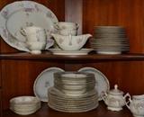 Large set of Haviland "Briar Rose"