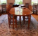 Cherry Clore table with 2 extra leaves