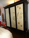 Custom Cabinet with Asian Panels - 80"W X 31"D X 94"H