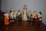 1930's hand painted Snow White and the Seven Dwarfs