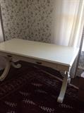 White writing desk