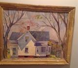 Oil on board, signed Vincent D. Breen