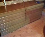 Pair of Sligh Furniture modern chests 
