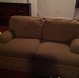 Velour loveseat