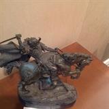 Bronze sculpture of Genghis Kahn foundry Bronze Masters