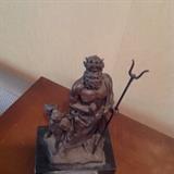 Bronze sculpture of Neptune unsigned