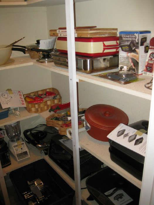 pantry full of items