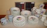 service for 12 and some nice Scottish mugs as well as Clan tartans