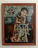 mid-century painting