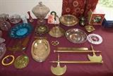 Lots of interesting brass items