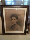 lovely large early 1900's portrait 