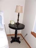 Drum Table and Accent Lamp