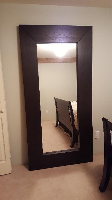 6 foot leaning mirror- like new condition