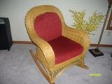 Wicker rocker