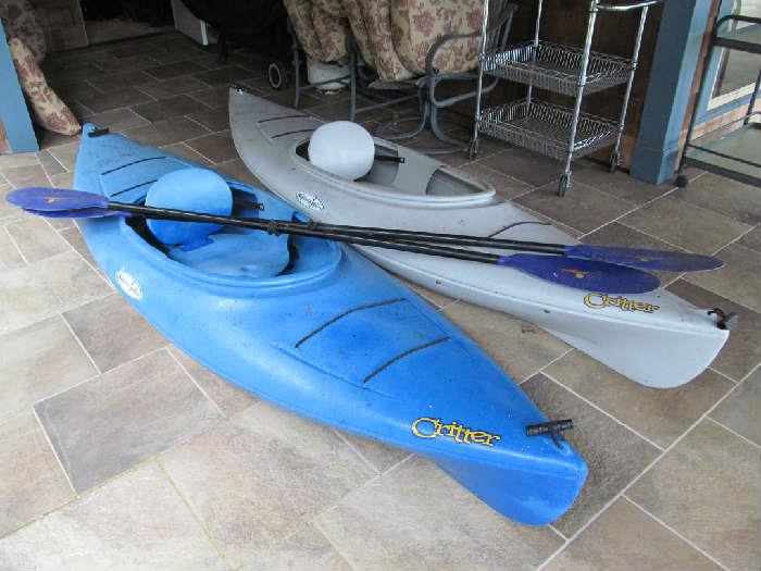 Wilderness Systems Critter kayaks