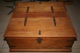 Large Rustic Pine Coffee Table/Storage with 2 Lift Up Lids