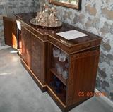 buffett and crystal, silver tea set