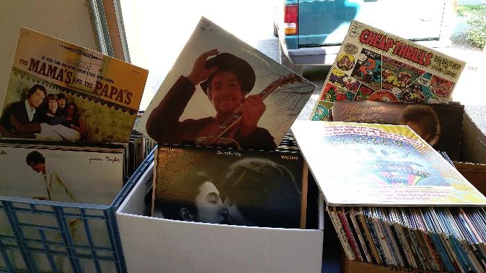 fantastic selection of 60's, 70's 80's ROCK & ROLL vinyl!!!!  NO EASY LISTENING.....WHEW!