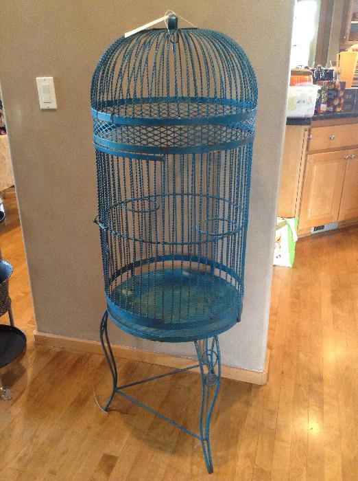 Antique birdcage