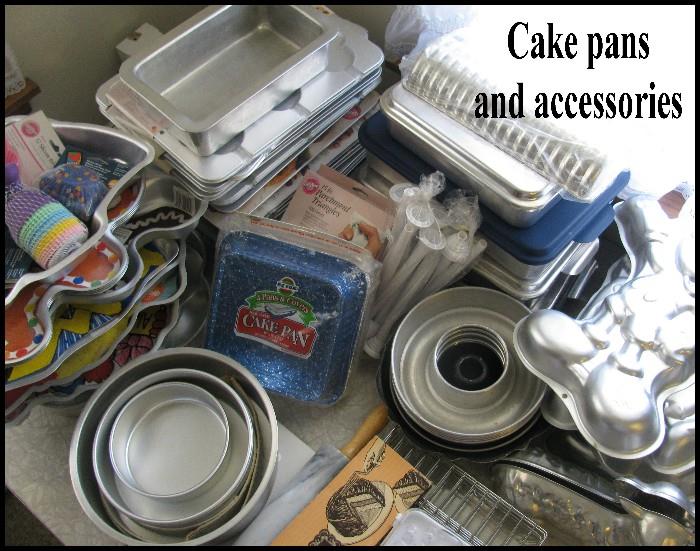 Cake pans and accessories. Disney, animal, holiday, more!