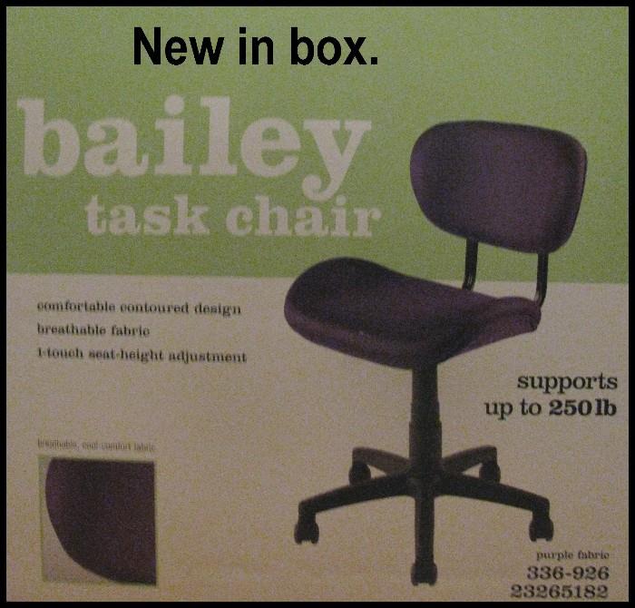 New in box office chair. Purple