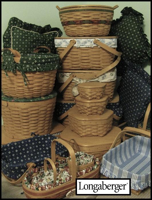 More than 75 Longaberger baskets