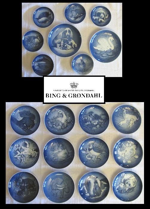 Bing & Grondahl collectible plates. 