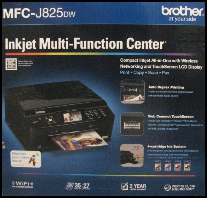 New in box brother inkjet scanner, copier and printer.